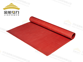 紅色常規(guī)防滑絕緣橡膠墊，常規(guī)防滑絕緣膠板，配電室防滑橡膠墊